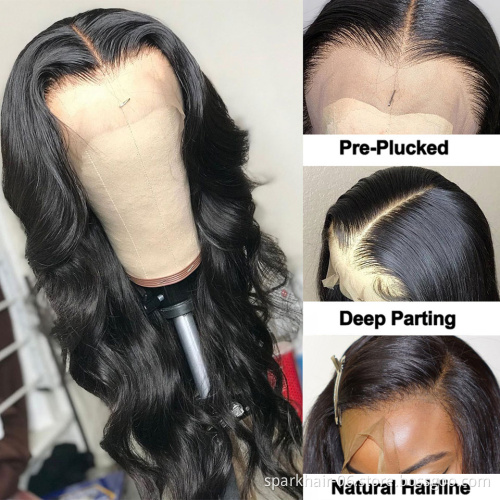 13x4 Transparent Lace Wig Human Hair Lace Front,Human Hair Wigs For Black Women,100% Brazilian Virgin Human Hair Lace Front Wig
